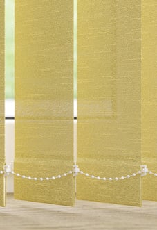 Savona, Lustrous Yellow - Vertical Blind Slats